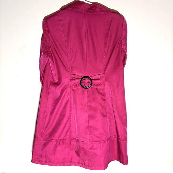 Marvin Richards New York pink double‎ breasted trench coat.  Size S - Picture 4 of 8